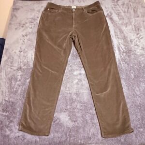 FAHERTY BRAND Mens Brown Corduroy Pants Straight Leg Casual Comfort Size 38x31
